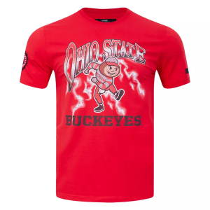 Pro Standard Men's Ohio State Buckeyes Red University Headliner T-Shirt, Small