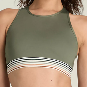 Wilson Women's Fieldhouse Tennis Bra, Small, Vetiver