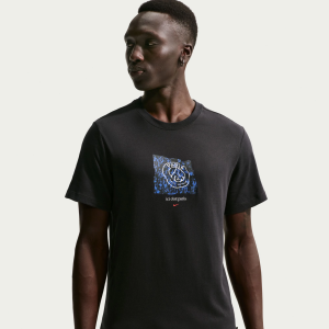 Nike Adult Paris Saint-Germain Black Fifth T-Shirt, Men's, Small