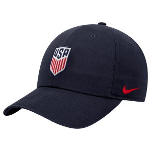 Nike Adult USMNT 2026 Navy Core Crest Adjustable Dad Hat, Men's, Blue
