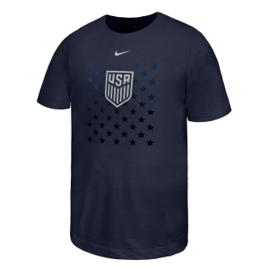 Nike Youth USMNT Navy Crest Stars Shorts, Medium, Blue