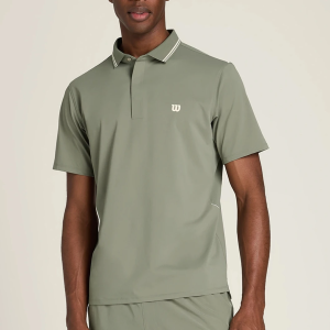 Wilson Men's Challengers Technical Golf Polo, Medium, Vetiver
