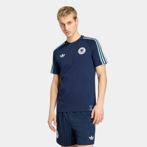 adidas Adult Germany Collegiate Navy Original T-Shirt, Men's, Small, Blue