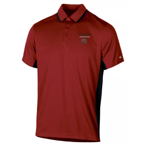 Champion Men's South Carolina Gamecocks Cardinal Promo Polo, Large, Red