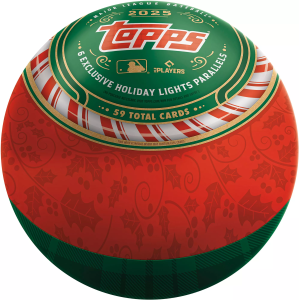 2025 Topps Holiday Baseball Collectors Tin, Blue