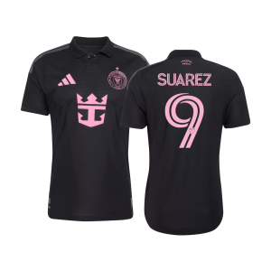 adidas Adult Inter Miami CF Luis Suarez #9 2026 Secondary Authentic 'Presagio' Jersey, Men's, XXL, Black