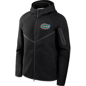 Nike Men's Florida Gators Black Tech Fleece Full-Zip Hoodie, XL