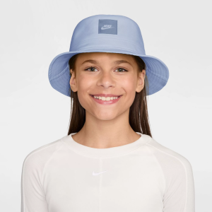 Nike Apex Swoosh Bucket Hat, Women's, Hydrogen Blue/Hydrogen Blue