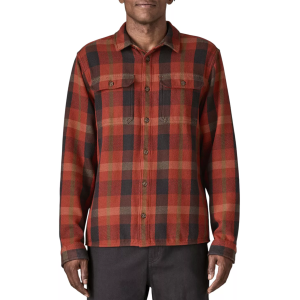 Patagonia Men's Fjord Loft Shirt, Small, Hunter/Amanita Red