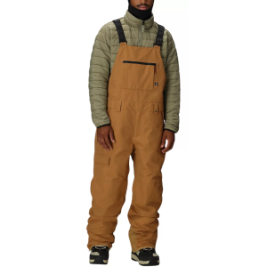686 Men's Hot Lap Insulated Bibs, Large, Caramel Ripstop