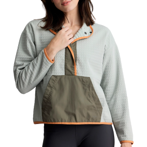 Free Fly Women's Gridback Fleece Pullover, XL, Desert Sage
