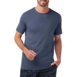 SmartWool Men's Active Short Sleeve T-Shirt, Medium, Nightfall Blue