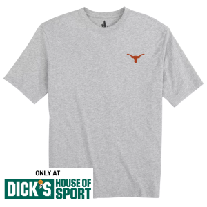 Johnnie-O Men's Texas Longhorns Grey Spencer T-Shirt, Small, Gray