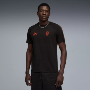 PUMA Adult AC Milan Black Vintage T-Shirt, Men's, Small