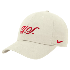 Nike Adult USMNT Off White Team Crest Dad Hat, Men's