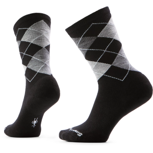 Smartwool Everyday Diamond Jim Argyle Crew Socks, Men's, Medium, Black