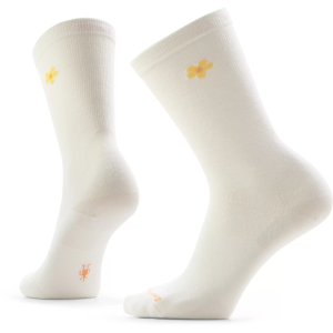 SmartWool Women's Everyday Groovy Bloom Crew Socks, Small, Natural