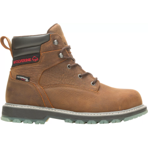 Wolverine Men's Floorhand LX 6" Waterproof Work Boots, Size 13, Sudan Brown