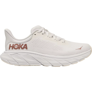 HOKA Women's Arahi 7 Running Shoes, Size 7.5, White/Rose Gold