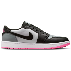 Air Jordan 1 Low G Spikeless Golf Shoes, Men's, Size 9.5, White/Sequoia/Pumice/Pink
