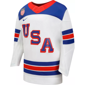 Nike Adult Team USA 2026 Replica White Hockey Jersey, Men's, Small