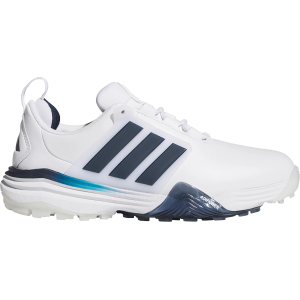 adidas Women's Adipower 26 Spikeless Golf Shoes, Size 11, White/Navy | Great Mother's Day Gift