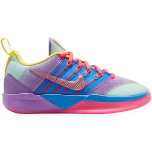 Nike Kids' Grade School Sabrina 3 'What The??' Shoes, Size 6.5, Igloo/Hot Lava-Blue Crystal