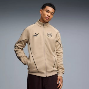 PUMA Adult Borussia Dortmund 2026 Tan King Anthem Jacket, Men's, Small