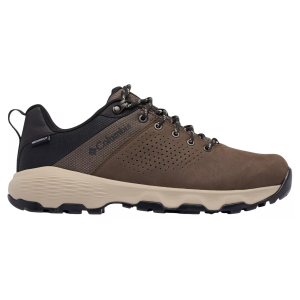 Columbia Men's Newton Nimble Leather Waterproof Hiking Boots, Size 8, Tundra/Black