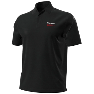 Under Armour Men's Wisconsin Badgers Black Aura Golf Polo, Small