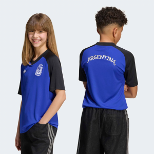 adidas Youth Argentina 2026 Away Prematch Jersey, Small, Blue