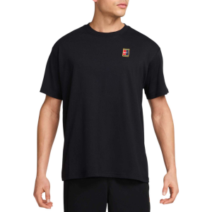 Nike Men's NikeCourt Max90 Tennis T-Shirt, Small, Black