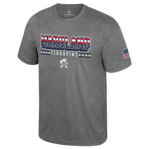 Colosseum Colosseum Men's Maryland Terrapins Heather Charcoal Blade T-Shirt, Large, Gray - $39.99 at DICK'S Sporting Goods