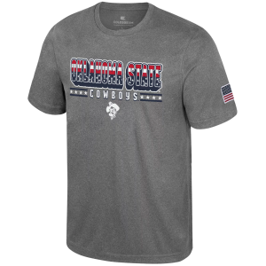Colosseum Colosseum Men's Oklahoma State Cowboys Heather Charcoal Blade T-Shirt, Small, Gray - $39.99 at DICK'S Sporting Goods