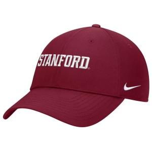 Nike Adult Stanford Cardinal Team Crimson Structured Club Adjustable Hat, Men's, Medium/Large, Red