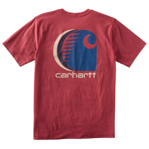 Carhartt Carhartt Men's Irvine C Logo Short-Sleeve T-Shirt, Large, Amber Terrain Heather - $17.49 at DICK'S Sporting Goods