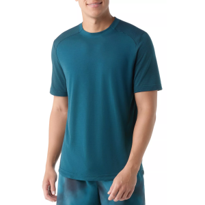 SmartWool Men's Active Ultralite Graphic Short Sleeve T-Shirt, XL, Twilight Blue