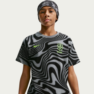 Nike Youth Brazil 2026 T-Shirt, Small, Gray