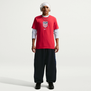 Nike Adult USMNT 2026 Home Crest T-Shirt, Men's, Small, Red