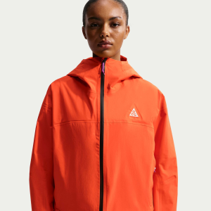 Nike Women's ACG "Morpho" Storm-FIT ADV Rain Jacket, Small, Safety Orange