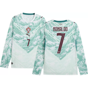 PUMA Adult Portugal Cristiano Ronaldo #7 2026 Away Replica Jersey, Men's, Medium, White