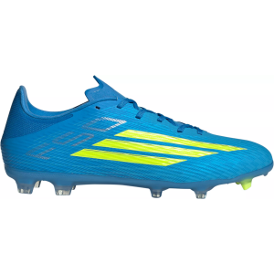 adidas F50 League FG Soccer Cleats, M5/W6, Blue/Yellow