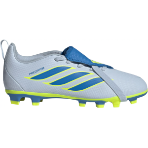adidas Predator Club FT Kids' EL FG/MG Soccer Cleats, Size 2.5, Blue/Yellow