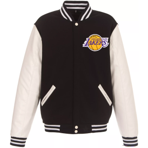 Jh Design JH Design Men's Los Angeles Lakers Black Varsity Jacket, Large - $139.99 at DICK'S Sporting Goods