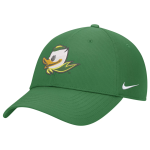 Nike Adult Oregon Ducks Apple Green Structured Club Adjustable Hat, Men's, Medium/Large