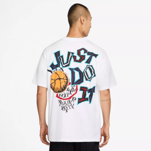 Nike Men's Max90 Just Do It Summit Graphic T-Shirt, XXL, White