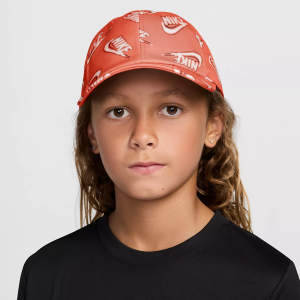 Nike Sportswear Club Little Kids' Unstructured Cap, Turf Orange