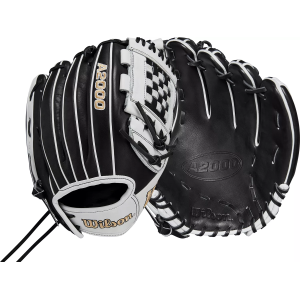 Wilson 12'' P12 A2000 Series Fastpitch Glove, Black/White
