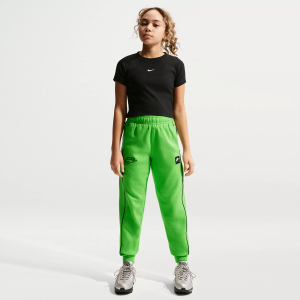 Nike Kids' Air Fleece Jogger, Large, Mean Green/Black
