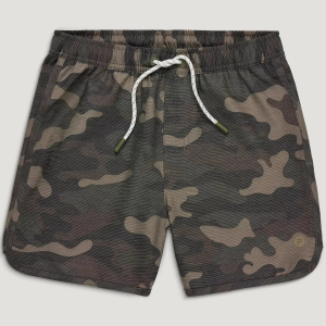 Free Fly Youth Reverb Short, XL, Woodland Camo Print